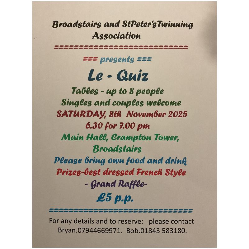 Image representing  from Broadstairs & St. Peters Chamber of Commerce