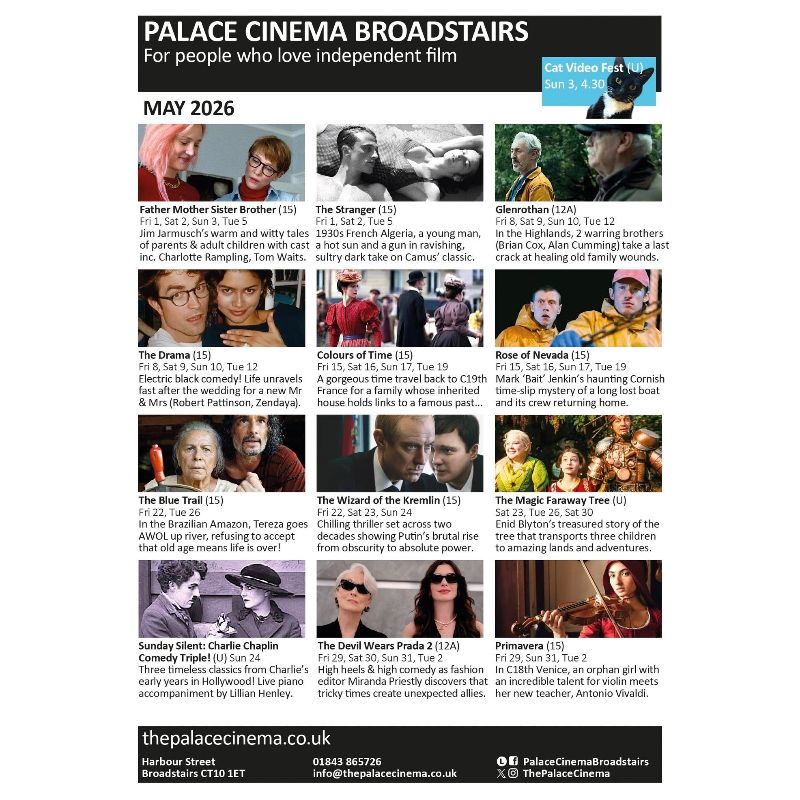 Image representing Films at the Palace Cinema from Broadstairs & St. Peters Chamber of Commerce