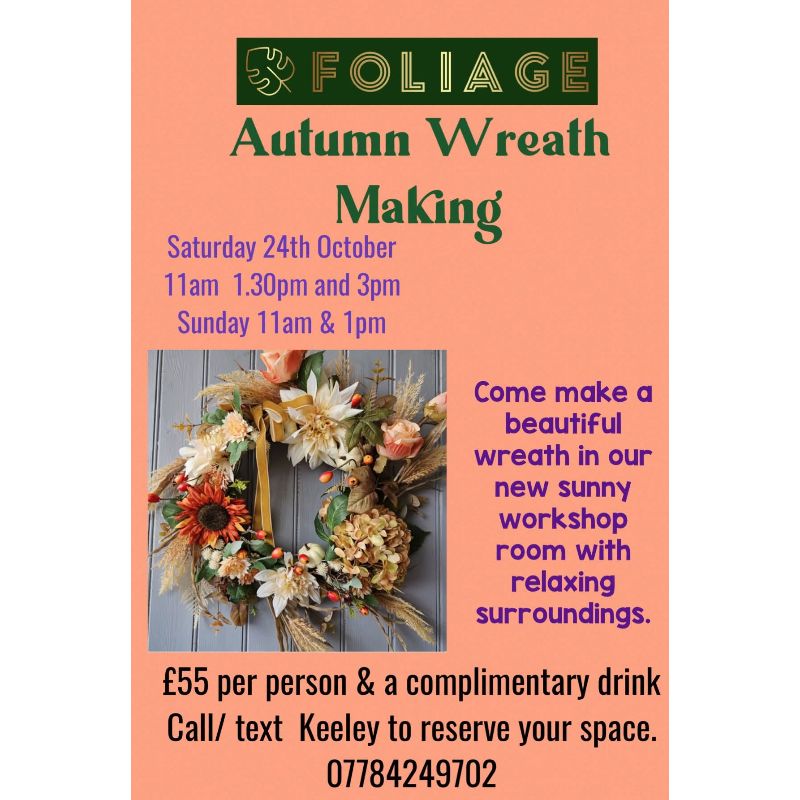 Image representing Autumn Wreath Making from Broadstairs & St. Peters Chamber of Commerce